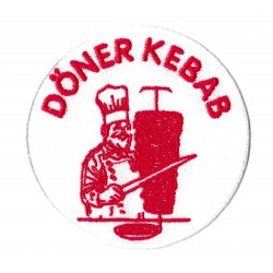 Patche écusson thermocollant Döner Kebab