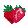 Patche écusson fraises fraise fruit