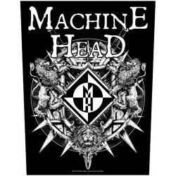 Machine Head Lätzchen Aufnäher groß Patch gebruckt