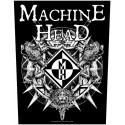Machine Head Lätzchen Aufnäher groß Patch gebruckt