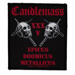 Candlemass parche tejida oficiales licencia