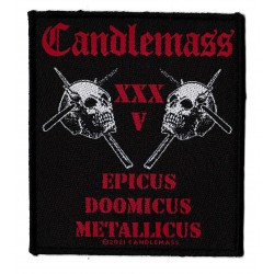Candlemass patche officiel patch écusson sous license