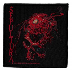 Sepultura logo Offizieller patch unter Lizenz Gewebte