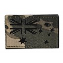 Australia army PVC hook loop patch