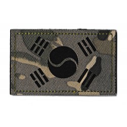 South Korea army PVC hook loop patch