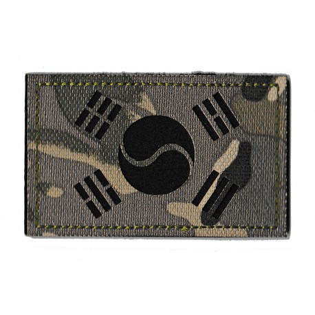 Patche PVC armée Corée du Sud camouflage