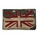 Union Jack PVC hook loop patch