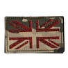 parche Union Jack PVC camuflaje
