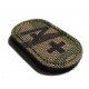 Patche PVC groupe A+ med medecin militraire  logo masque camouflage