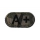 French army low visibility PVC patch medic