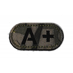 French army low visibility PVC patch medic