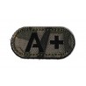 Patche PVC groupe A+ camouflage
