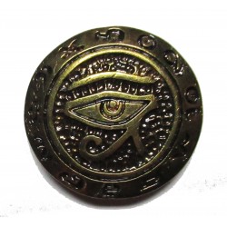 Occhio di Oudjat distintivo in metallo fuso
