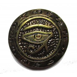 Oudjat Eye cast metal badge