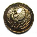 Medieval Phoenix cast metal badge