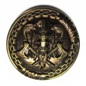 Viking cast metal badge