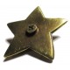 étoile broche badge pins en métal coulé