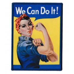 Aufnäher Patch Bügelbild feministisch We Can Do It