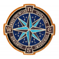 Iron-on Patch Compass wind rose