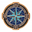 Iron-on Patch Compass wind rose
