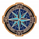 Iron-on Patch Compass wind rose