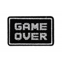 Patche écusson Game Over Jeu patch