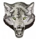 Iron-on Back Patch Wolf