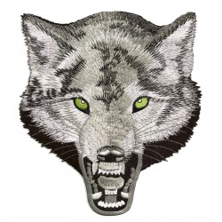 Iron-on Back Patch Wolf