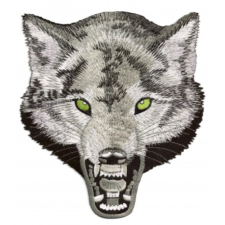 Patche dorsal thermocollant Loup 