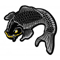 Iron-on Back Patch Japanese carp