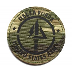 parche Delta Force PVC camuflaje