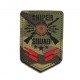 parche Sniper squad PVC camuflaje