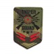 Sniper Squad PVC hook loop patch