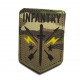 Infantry PVC hook loop patch