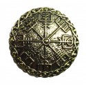 Vegvisir Viking Metal Brooch