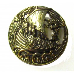 Drakkar Viking Metal Brooch