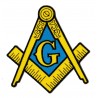 Patche écusson logo badge Franc Maçonnerie patch