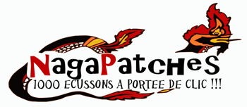 Patche écusson Cerf Chasse Nature thermocollant patch NagaPatches brodé 